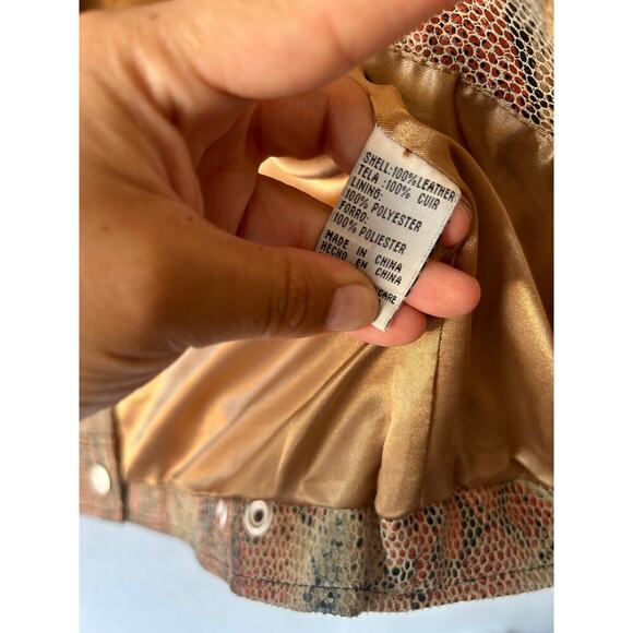 Vintage Necessary Objects Leather Jacket - Picture 7 of 10